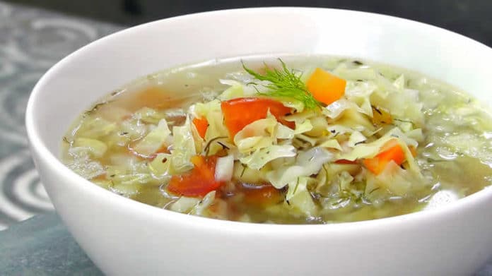 Soupe au choux au cookeo