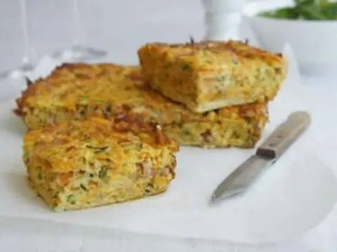 tarte au courgette et patates douces au Thermomix