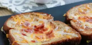 Toast au jambon et fromage