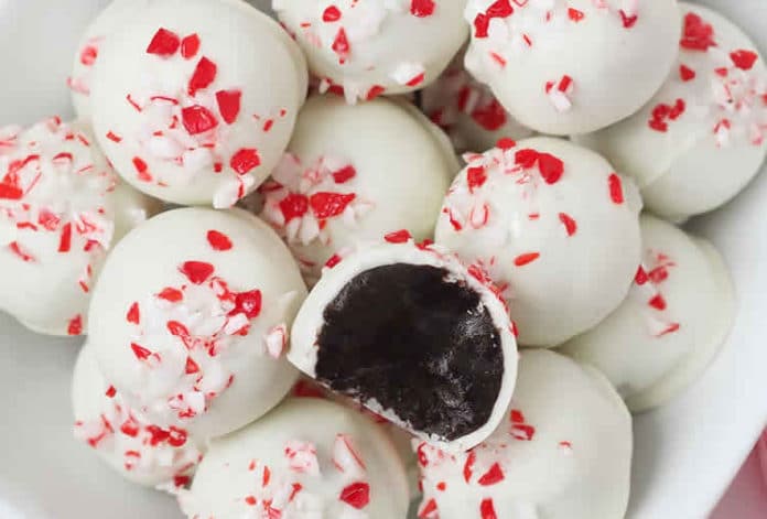 Truffes oreo au chocolat blanc