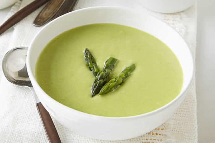 Velouté d'asperges vertes au thermomix