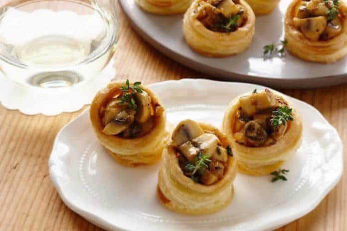 vol au vent poulet et champignon au thermomix