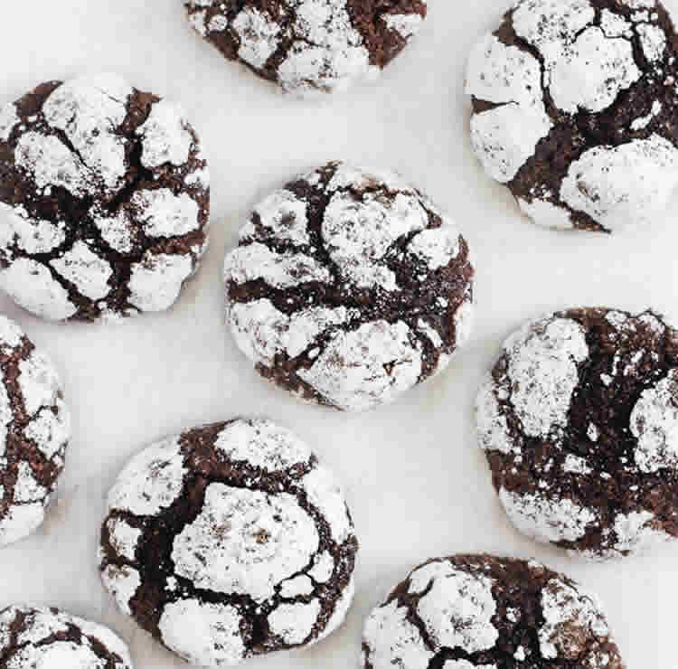 Biscuits brownies croquants