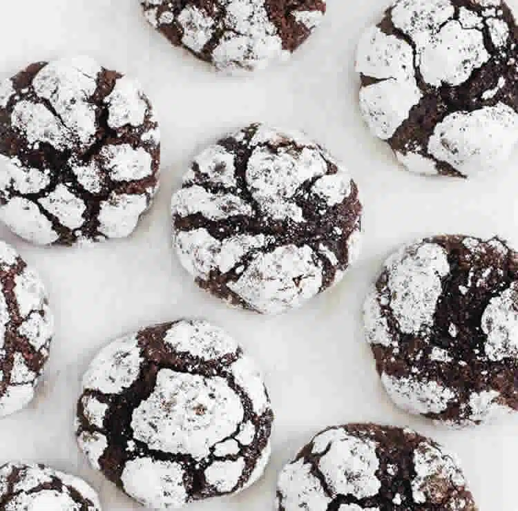Biscuits brownies croquants
