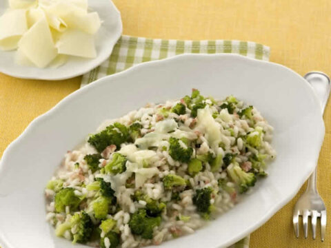 Brocoli au risotto et vin blanc au thermomix