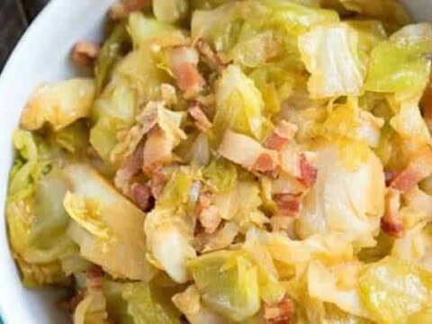 Chou blanc aux lardons au thermomix