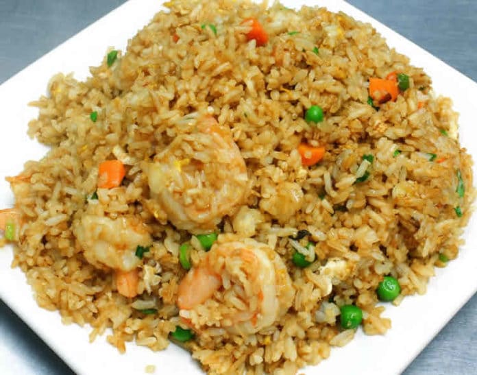 Crevettes au riz et pois au cookeo