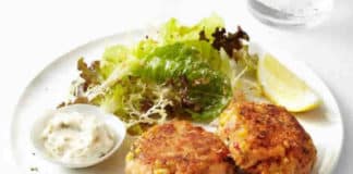 Galette saumon et sauce tartare