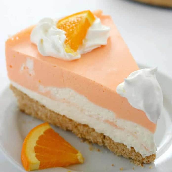 Gâteau au fromage à la crème et orange