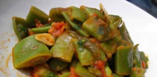 Haricots plats à la tomate au cookeo