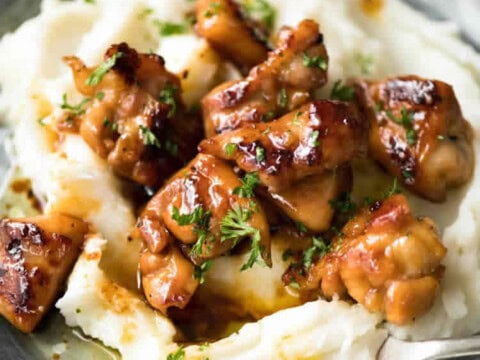Poulet caramélisé au miel