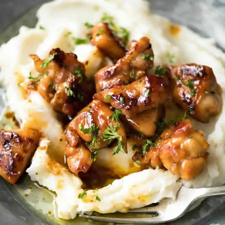 Poulet caramélisé au miel