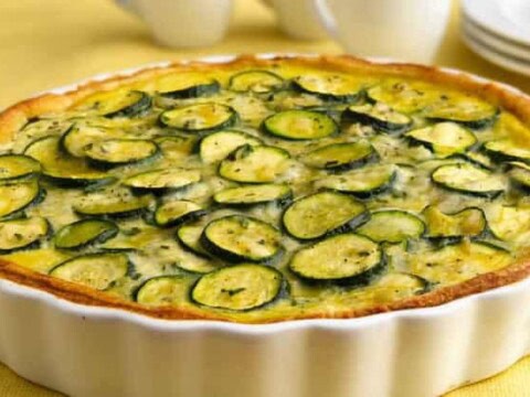 Quiche courgettes comté au thermomix