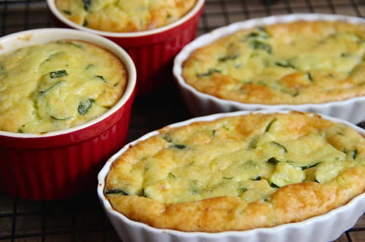 Ramequins courgettes et basilic au thermomix