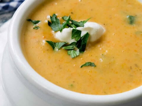 Soupe de légumes hiver au thermomix