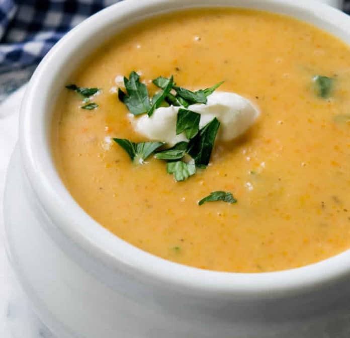 Soupe de légumes hiver au thermomix recette facile au thermomix.