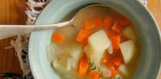 Soupe de pommes de terre et carottes au cookeo