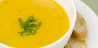 Soupe potiron poireau au thermomix