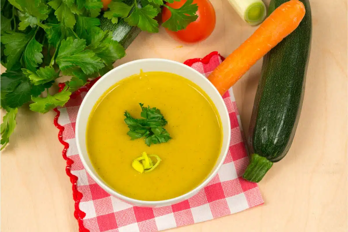 Velouté de courgettes et carottes au thermomix