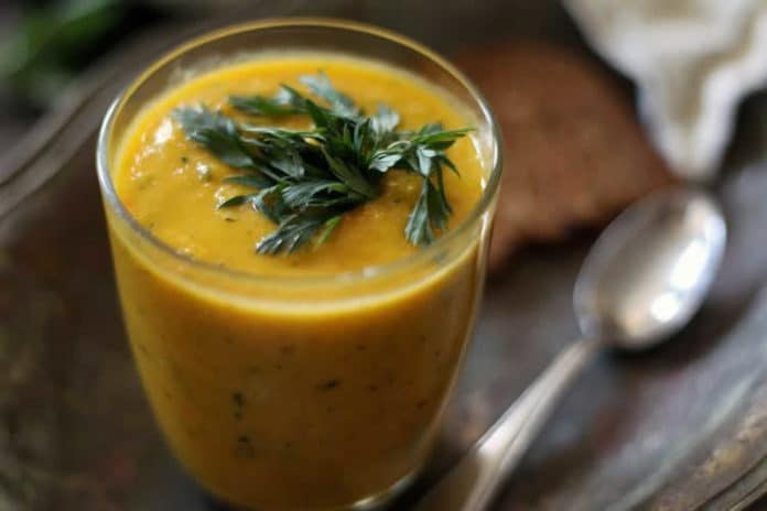 Velouté de courgettes et carottes au thermomix