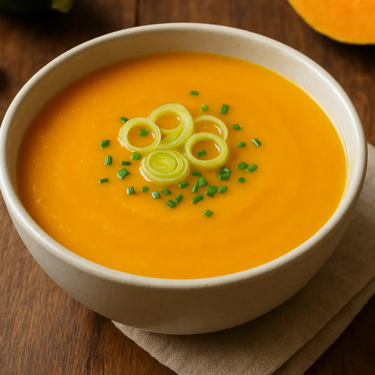 soupe potiron poireau au Thermomix