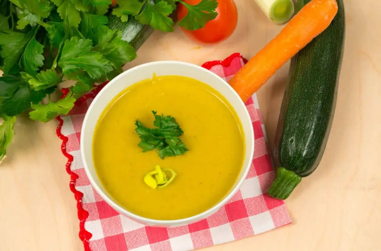 Velouté de courgettes et carottes au thermomix