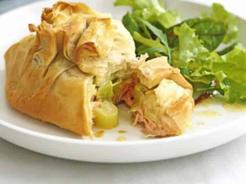 Cake poireau et saumon au thermomix