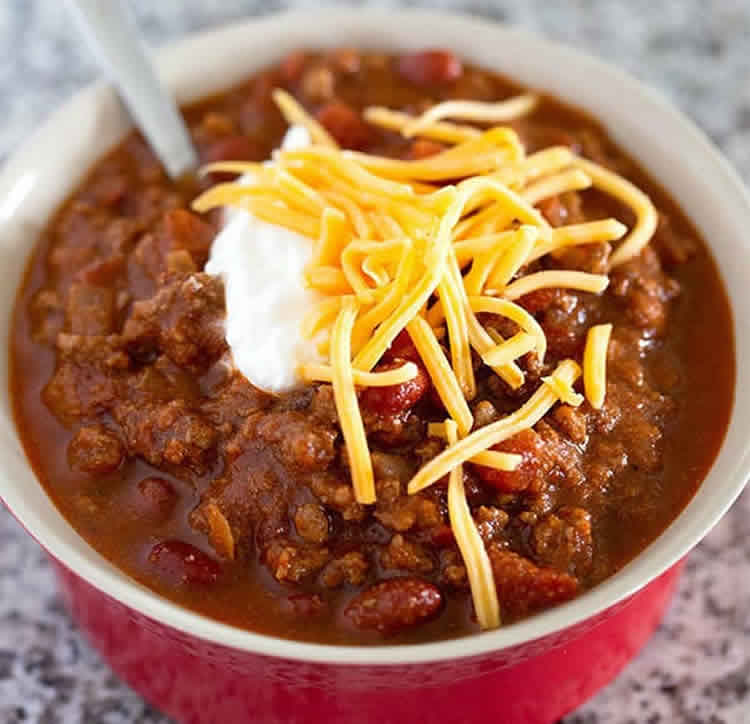 Chili con carne à la viande hachée