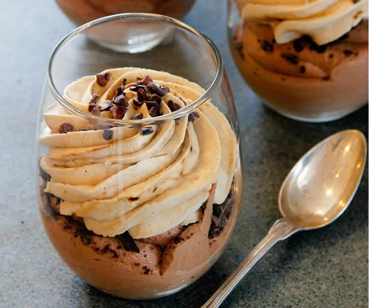 Crème dessert chocolat café