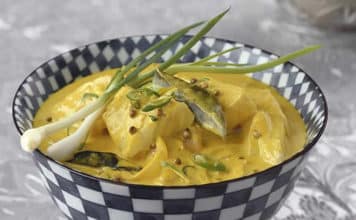 Filet de cabillaud sauce au curry au thermomix