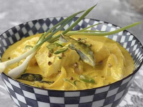 Filet de cabillaud sauce au curry au thermomix
