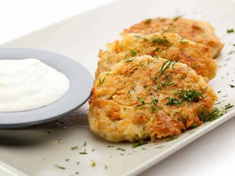 Galettes de pommes de terre et raclette au cookeo