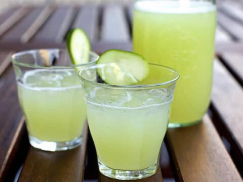 Jus detox courgette concombre au thermomix