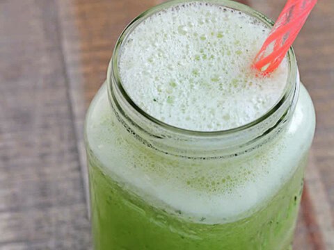 Jus detox courgette pommes au thermomix