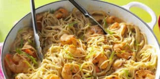 Nouilles chinoises aux crevettes au thermomix