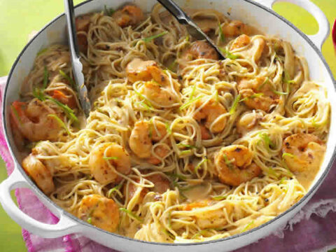Nouilles chinoises aux crevettes au thermomix