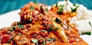Poitrines de poulet aux champignons au cookeo