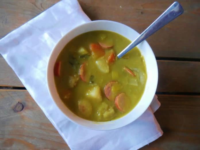 Potage hollandais - erwtensoep au thermomix
