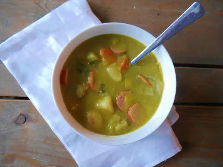 Potage hollandais - erwtensoep au thermomix