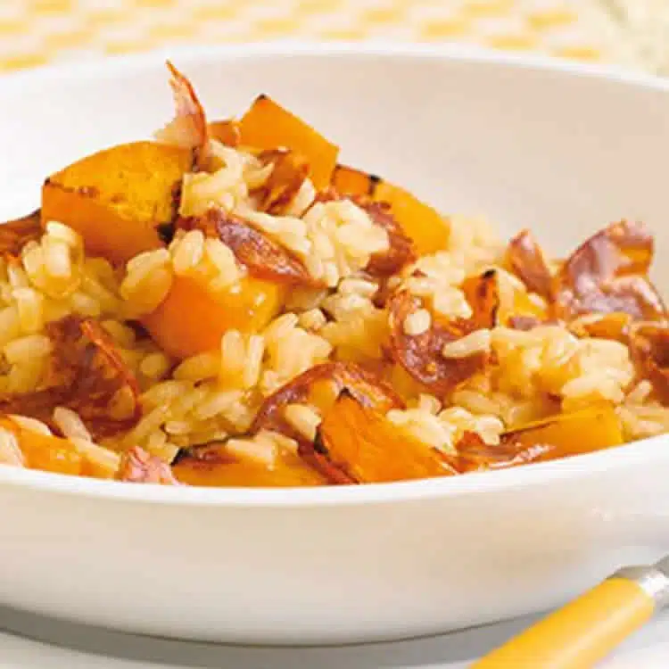 Risotto butternut et chorizo au cookeo