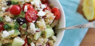 Salade quinoa grecque au thermomix