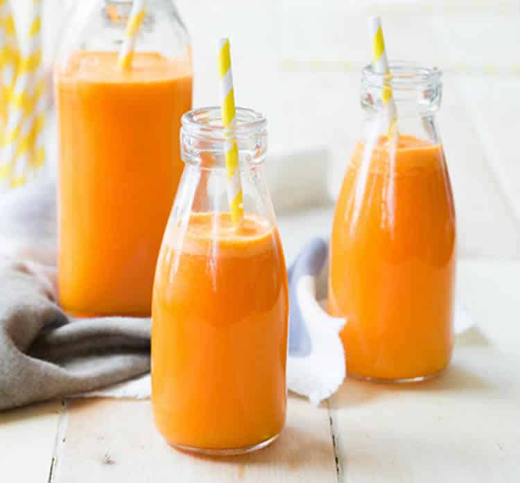 Smoothie orange carotte au thermomix