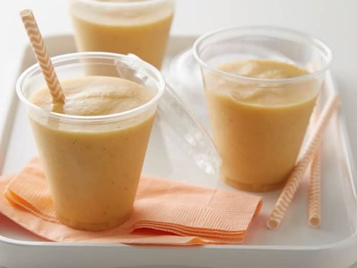 Smoothie pêche noix de cajou au thermomix