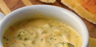 Soupe au cheddar et brocoli au thermomix