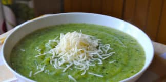 Soupe brocolis et courgette au thermomix