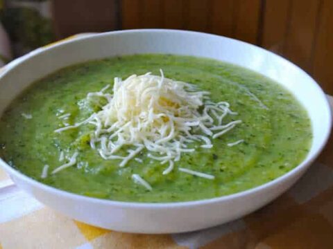 Soupe brocolis et courgette au thermomix