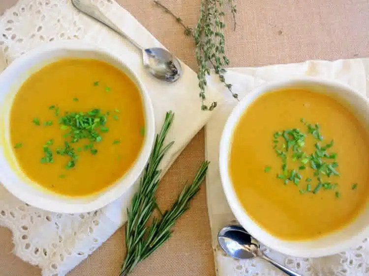 Soupe butternut lait de coco et curry au thermomix
