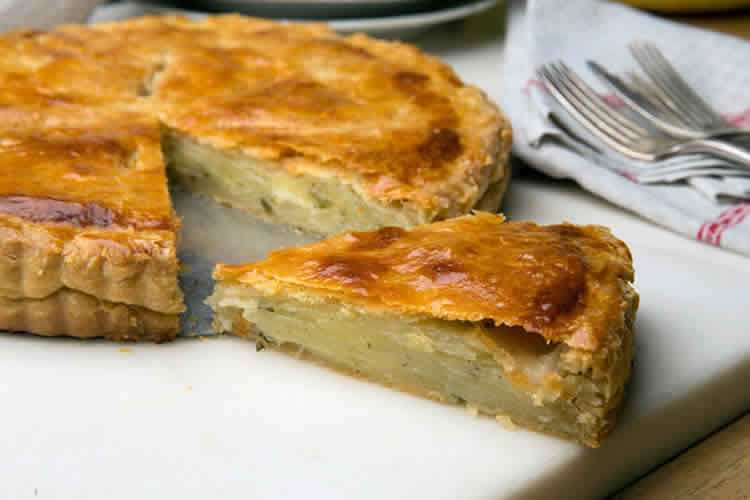Tarte aux pommes de terre