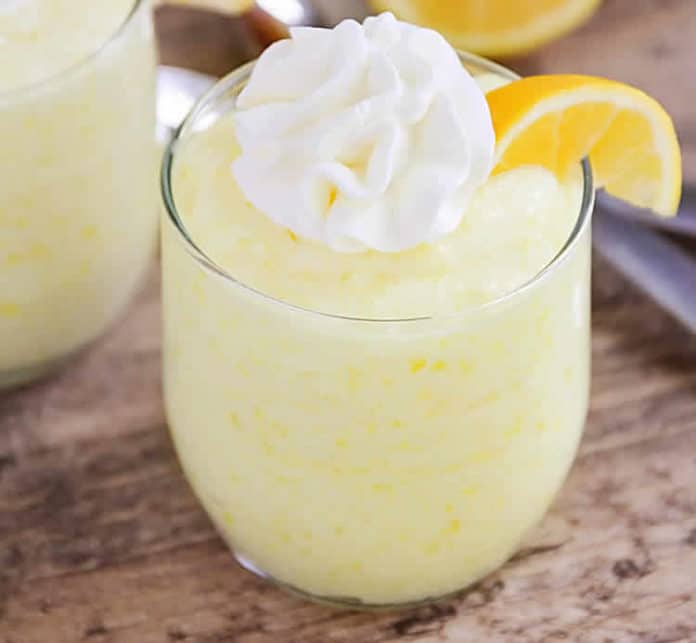 crème au citron légère