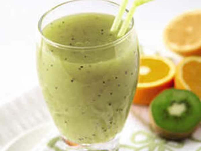 smoothie orange kiwi au thermomix